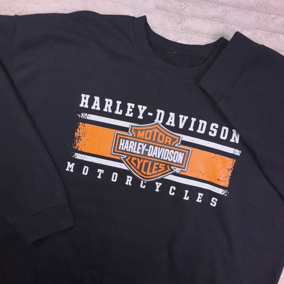 Harley Davidson Motorcycles Men's XL Graphic Sweatshirt Biker Crewneck Sweater‎ - Picture 4 of 10